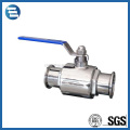 Sanitary Stainless Steel Direct Way Non Retention Clamp Ball Valve